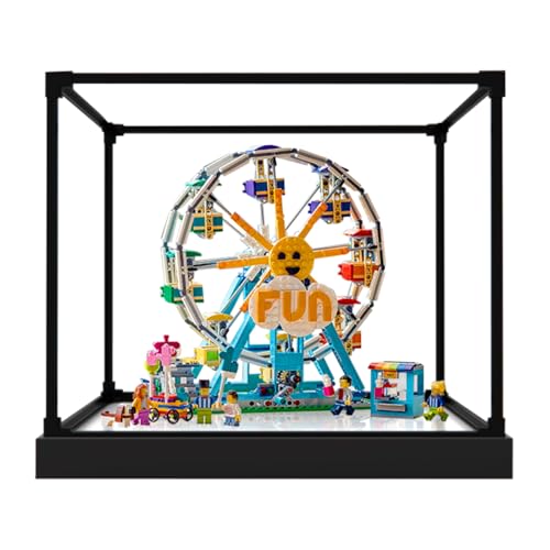 Figures Display Box für LE-GO für 31119 Riesenrad Acryl staubdicht transparent Custom Display Case (kein Modell) (einteilig (kein Patchwork)) von SUNHON