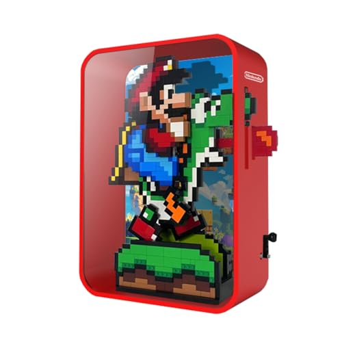 Figures Display Box für LE-GO für 71438 für Super Mariio Worlld Acryl staubdicht transparent benutzerdefinierte Vitrine (kein Modell) (einteilig (kein Patchwork) F) von SUNHON