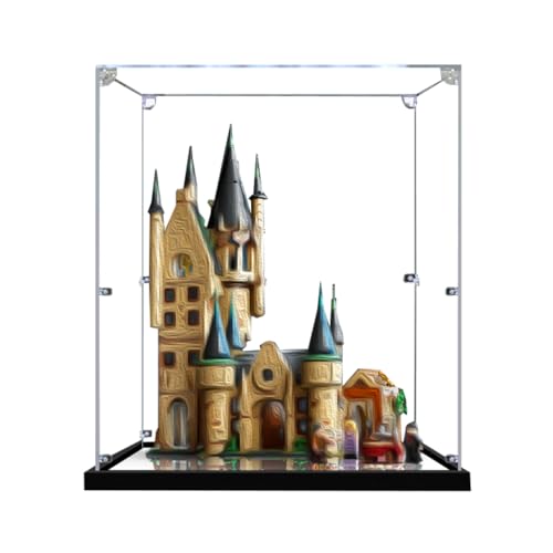 Figures Display Box für LE-GO für 75969 Hogwarrts Astronomy Tower Acryl staubdicht transparent Custom Display Case (kein Modell) (Spiegel + 2 mm) von SUNHON