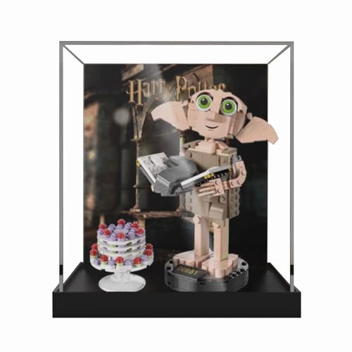 Figures Display Box für LE-GO für 76421 für Dobb-y Acryl staubdichte transparente kundenspezifische Vitrine (kein Modell) (einteilig (kein Patchwork)C) von SUNHON