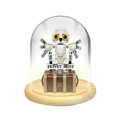 Figures Display Box für LE-GO für 76425 Hedwiig at-4 Priivet Drive Acryl staubdicht transparent Custom Display Case (kein Modell) (einteilig (kein Patchwork)D) von SUNHON