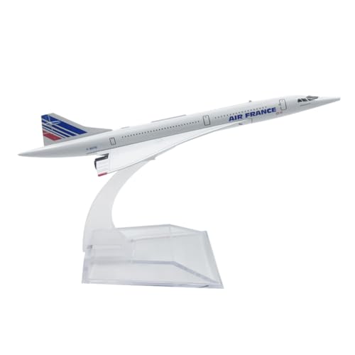 SUNSK Flugzeug Modell Legierung 1/400 Skala Diecast Flugzeugmodell Air France Concorde Flugzeug Modell Miniaturmodelle Sammlung Geschenk von SUNSK