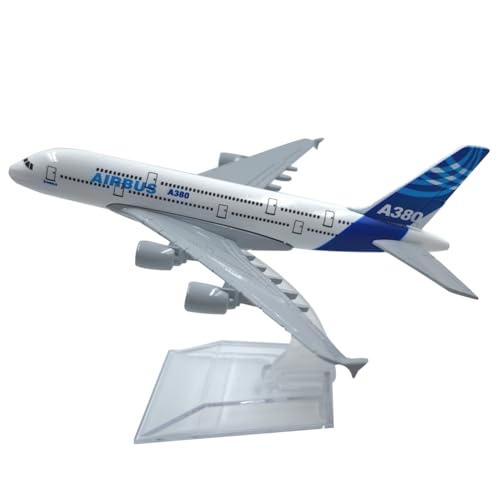 SUNSK Flugzeug Modell Legierung Airbus A380 Prototyp 1/400 Skala Diecast Flugzeugmodell mit Ständer Miniaturmodelle Sammlung Geschenk von SUNSK