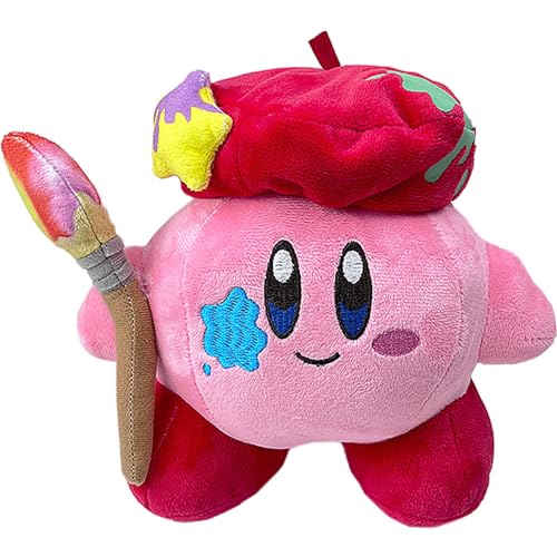 SUNSK Kuscheltier für Kirby Plüschtier Stofftier Cartoon Plüschtier für Kirby Plüschtiere Kawaii Plüschpuppe Plush Soft Toy für Kinder Geburtstag Weihnachten Geschenk Spielzeug 23 cm (Rosa) von SUNSK