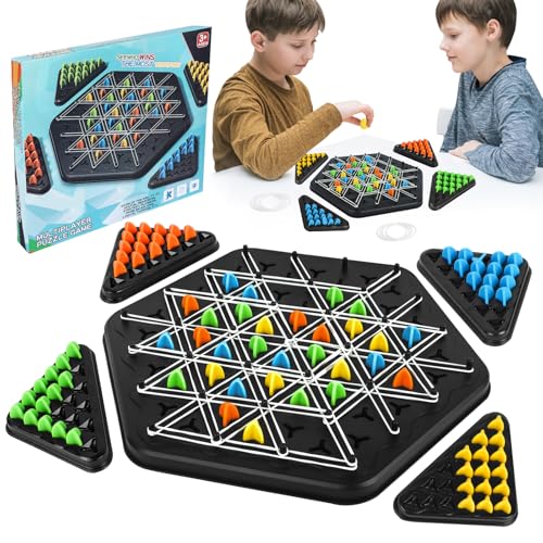 SUNtoys Triggle Spiel, Spiel Geschenk Junge 3 4 5 6 7 8 9 10 Jahre Spiele ab 3-12 Jahre Spielzeug 3 4 6-10 Jahre Kinderspielzeug Geschenk Junge 3-12 Jahre von SUNtoys