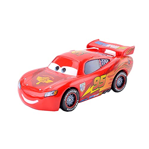 SUOSUO LZWJD Pixar Autos 2 3 Autos Sammlung Blitz McQueen Jackson Storm Ramirez 1: 55 Diecast Metalllegierung Spielzeug Auto Modell Kinder Geschenk (Farbe : McQueen 1.0) von SUOSUO