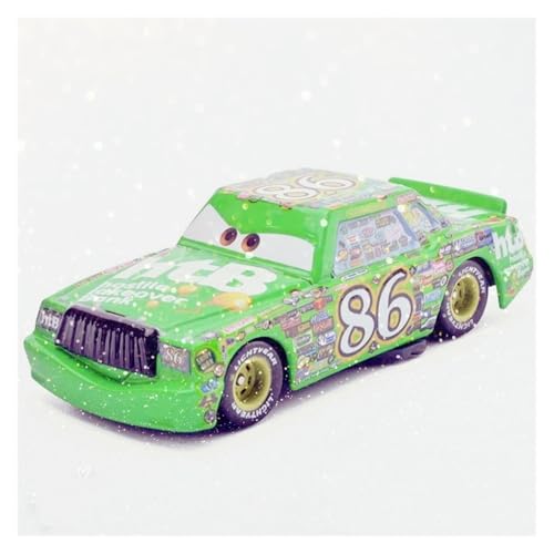 SUOSUO LZWJD Pixar Autos 3 Küken Hicks Polizei McQueen Mater Fabelhaft Hudson 1: 55 Diecast Metalllegierung Modell Auto Spielzeug für Jungen (Farbe : Chick Hicks) von SUOSUO