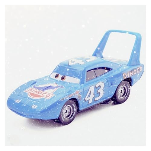 SUOSUO LZWJD Pixar Autos 3 Küken Hicks Polizei McQueen Mater Fabelhaft Hudson 1: 55 Diecast Metalllegierung Modell Auto Spielzeug für Jungen (Farbe : King) von SUOSUO