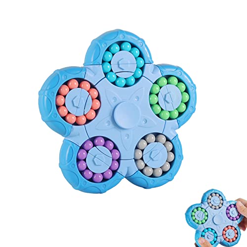 Magic Bean Rotating Cube, Hand Spinner Puzzle Toy, Relief Sensory Fidget Toy Sorting Brain Training Iq Games Cube Spinning Finger Toy, Geschenk für Kinder ab 3 Jahren zu Weihnachten von SUOXU