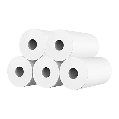 SUPBRO 5 Rollen Druckpapier für Kinderkamera, Sofortdruck Thermopapier, Nachfüllpapier für Kinderkamera (Länge: 5 Meter & Breite: 57cm) von SUPBRO