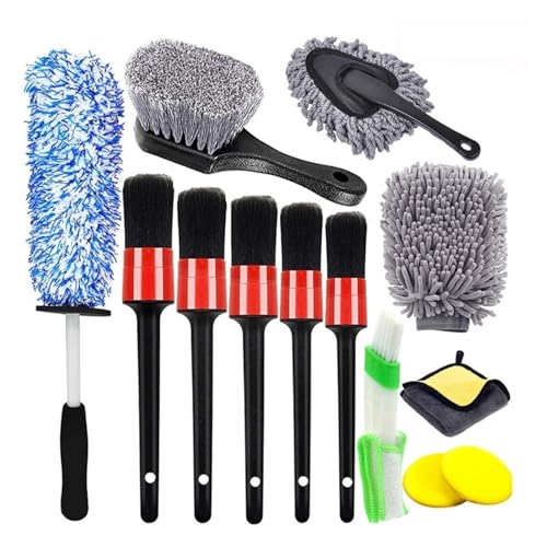 Kompatibel mit Power Cleaning Scrub-Bürstenköpfen. Allzweck-Autobürsten mit ausziehbarem langem Aufsatz. Kompatibel mit Badezimmeroberflächen FUT010.(13pcs) von SUPENG