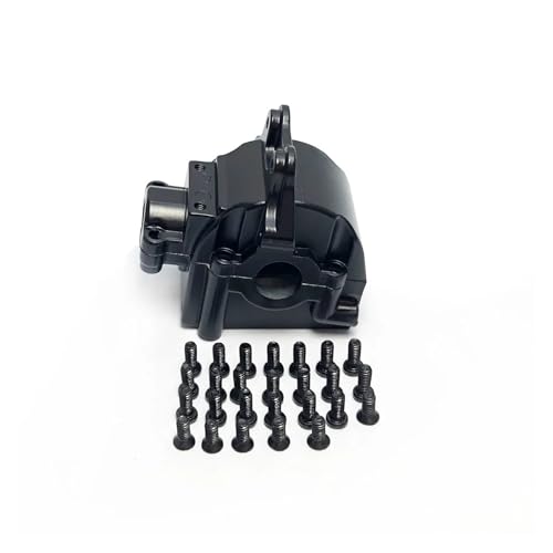 SUPENG Upgrade Teile Wltoys 124019 124018 124016 124017 144001 1/12 1/14 RC Auto Metall Haupt Zentralachse Antriebswelle Differential Getriebe (Color : Gear Box Black) von SUPENG