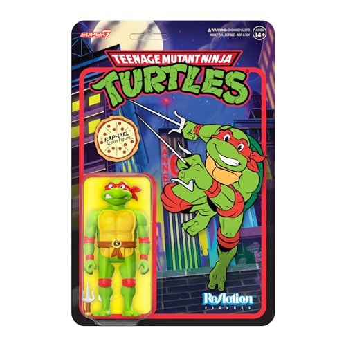 SUPER7 Teenage Mutant Ninja Turtles Reaction Figur Raphael 10 cm von Super7