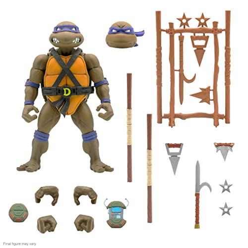 SUPER7 - Teenage Mutant Ninja Turtles Ultimates: Donatello Actionfigur, Mehrfarbig von Super7