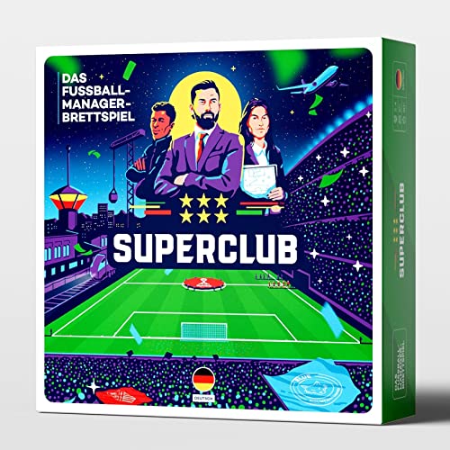 Superclub – Das Fußballmanager-Brettspiel | Basisspiel | 2-4 Spieler | 12+ Jahre | Perfekt für Fußballfans von SUPERCLUB
