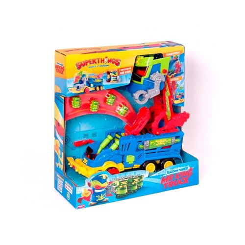 SUPERTHINGS KAZOOM Power - Mr. King Truck aus der TV-Serie von Clan Kazoom Power enthält 1 Mr. King Truck, 1 Mr. King Exclusive, 4 Robotoxics, 1 Auslöser und 3 Projektile von SUPERTHINGS RIVALS OF KABOOM