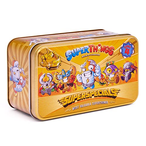 Super Things Superthings Serie 4, Dose Gold Tin Superspecials, Farbe (PST4V08TIN00) von SUPERTHINGS RIVALS OF KABOOM