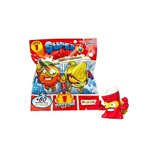 SuperZings - Serie 1 - Rivalen des Kaboom: Abbildung von 50 Sammelfiguren (PSZ1D850IN06), mit 1 Figur in jedem Umschlag von SUPERTHINGS RIVALS OF KABOOM