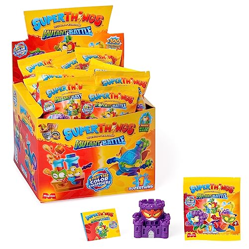 Superthings Serie Mutant Battle – Box mit 50 Sammelfiguren – jeder Umschlag enthält 1 SuperThing Überraschung und 1 Checklist von SUPERTHINGS RIVALS OF KABOOM