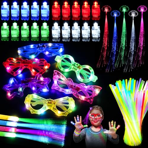 SUPRBIRD Weihnachten Party Set für Kinder,85 Blinkende Party Favors,Neon Knicklichter Ketten Sets für Weihnachten Decoration,Weihnachten Party Leuchtend Deko Für Kinder,Led Blinkende Brille Spielzeug SUPRBIRD Weihnachten Party Set für Kinder,85 Blinkende Party Favors,Neon Knicklichter Ketten Sets für Weihnachten Decoration,Weihnachten Party Leuchtend Deko Für Kinder,Led Blinkende Brille Spielzeug von SUPRBIRD