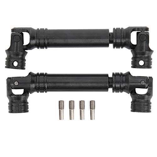 Antriebswelle mehrwellig aus Stahl, 2 Stück, 13 × 11 × 1, 2 Stück, 90, 115 mm, für Auto SCX10 III Axi03007 RC schwarz von SUPYINI