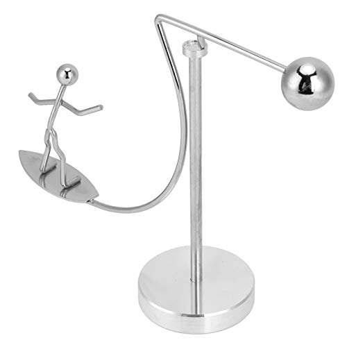 Balance-Spielzeug aus Metall, magnetisches Spielzeug, Surfen für Herren, Dekoration für Balance-Surfen, Körperliche Balance-Männer-Statue, Surf-Männer, Surfen, Stahl von SUPYINI