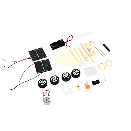 DIY Solarenergie Wissenschaftsauto pädagogischer Elektromotor Zusammenbau Wissenschaftsexperiment Solarenergie Auto Bausatz von SUPYINI