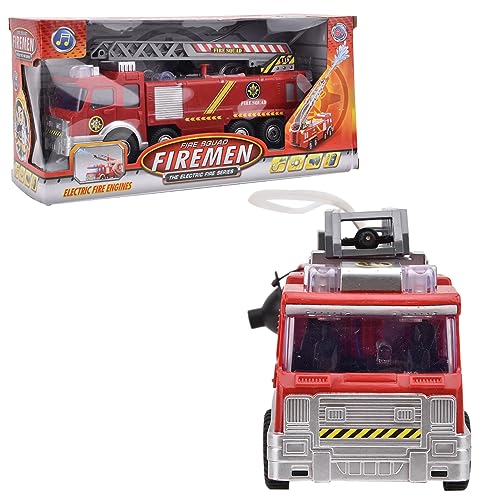 Elektrisches Feuerwehr Auto Spielzeug mit Musik, Licht, Ausziehbare Feuerleiter, 360 ° Rotation für Universal, Ideales über 3 Jahre Alt Elektrisches Feuerwehr Auto Spielzeug mit Musik, Licht, Ausziehbare Feuerleiter, 360 ° Rotation für Universal, Ideales über 3 Jahre Alt von SUPYINI