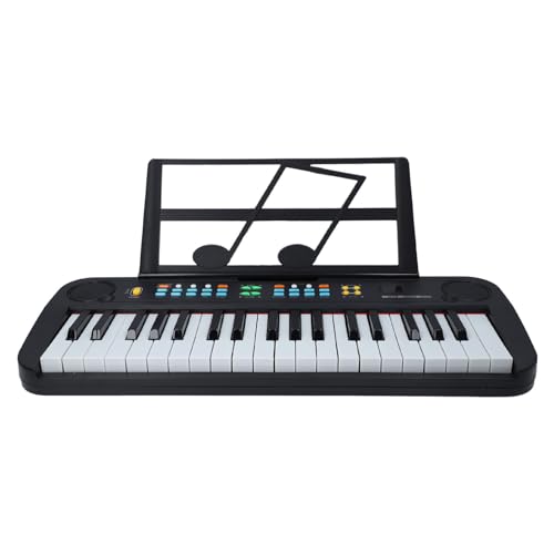 Keyboard-Klavier, 37-Tasten-Keyboard-Klavier für mit Notenständer, USB-Kabel, LED-Anzeige, 200 Klangtöne, Elektronische Tastaturen, Musikinstrument für Anfänger von SUPYINI