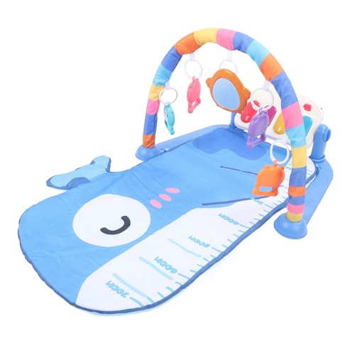 Multifunktionale Baby-Fitness-Spielmatte mit Musik-Fitness-Rack-Spielzeug, Frühpädagogik-Puzzle-Pedal-Klavier und Krabbelmatte für Kleinkinder von SUPYINI