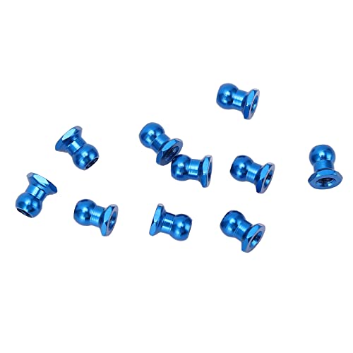 SUPYINI 10PCS RC Kugelmutter Aluminiumlegierung Kugelkopf RC Sicherungsmutter 53640 1/10 Serie RC Autos von SUPYINI