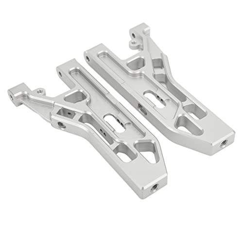 SUPYINI 2 Stück RC Vordere Untere Schwingen Silber Aluminiumlegierung Aufhängungsarme für Corally Kronos 6S 1/8 Truck von SUPYINI