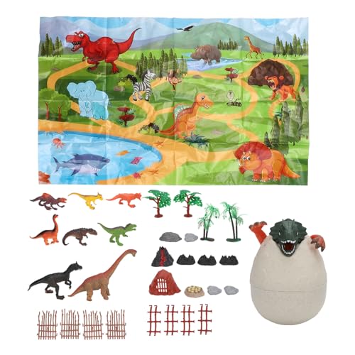 SUPYINI Dinosaurier-Überraschungsei, Dinosaurier-Spielzeug für Im Alter von 3–6 Jahren, Dinosaurier-Spielzeugfiguren-Set mit Aktivitätsspielmatte, Dinosaurier-Figuren, von SUPYINI