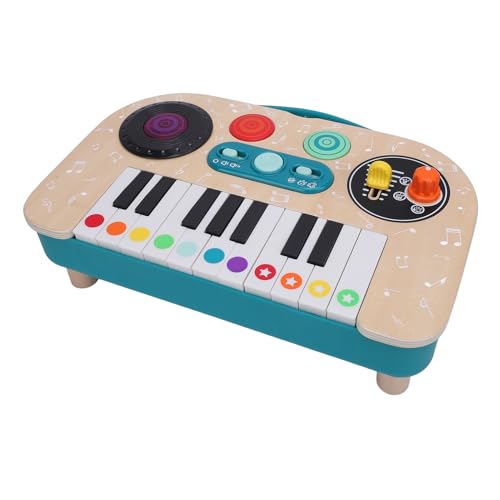 SUPYINI Musikalisches DJ-Mixer-Set für mit Klavier und Mehreren Soundeffekten – Lustiges und Lehrreiches DJ-Plattenspieler-Spielzeug für Babys, und Mädchen von SUPYINI