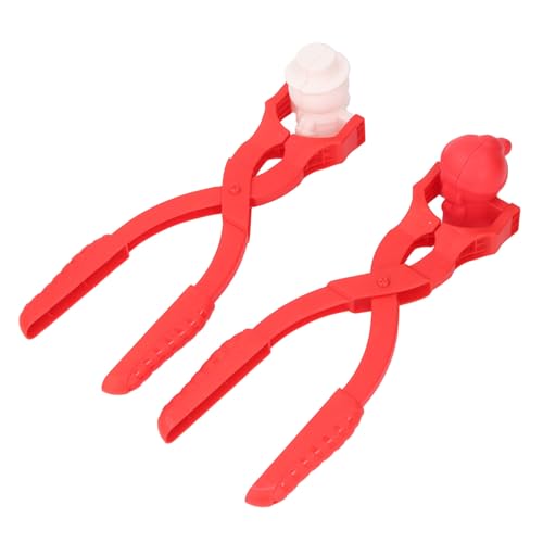 SUPYINI Schneeball Maker Clip, 2 Stück Weihnachtsmann Schneemänner Schneeball Maker Werkzeug SchneeballSpielzeug Spiele mit Griff, Winter, Outdoor, Innenbereich, Schne von SUPYINI