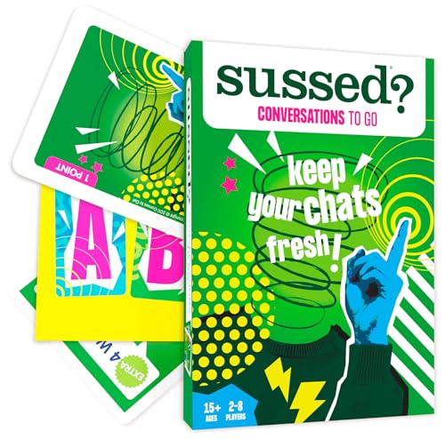 SUSSED Conversations to Go: Keep Your Chats Fresh! - Geschenk, Strumpffüller und Kartenspiel für Männer und Frauen - Geeignet für Erwachsene jeden Alters und Jugendliche ab 15 Jahren von SUSSED