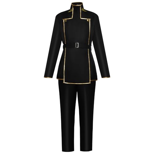 SUYGGCK Anime-Cosplay-Kostüm für Männer, Lelouch-Uniform, Karnevalsanzug, Halloween-Party-Outfits von SUYGGCK