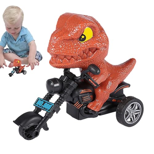 SVCEQZE Dinosaurier-Motorradspielzeug, Reibungsbetriebenes Dinosaurierauto | Trägheits-Motorradspielzeug - Spielzeugauto für Kinder, reibungsbetriebenes Motorradspiel für von SVCEQZE