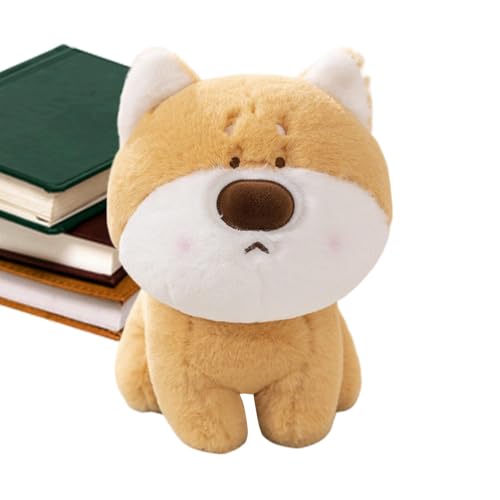 SVCEQZE Shiba Plüschtier, Hundespielzeug für Kinder, Cartoon Shiba Plüschpuppe, Weiche Hundepuppen für Kinder, süße Kuscheltiere zum Umarmen, Begleiten, Spielen, Reisen von SVCEQZE