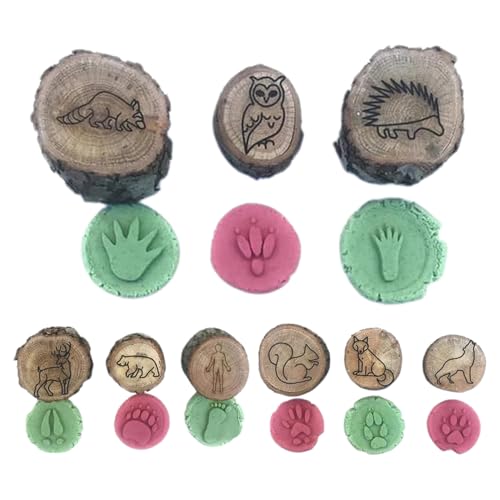 SVCEQZE Tierstempel, 3.5 X 3.5cm Tierspuren Stempel, Holz Tiermarken, Tierische Spaßstempel Kleinkinds Spielzeug, Holz Bastelsets Pädagogisches Spielzeug Für Und Mädchen SVCEQZE Tierstempel, 3.5 X 3.5cm Tierspuren Stempel, Holz Tiermarken, Tierische Spaßstempel Kleinkinds Spielzeug, Holz Bastelsets Pädagogisches Spielzeug Für Und Mädchen von SVCEQZE