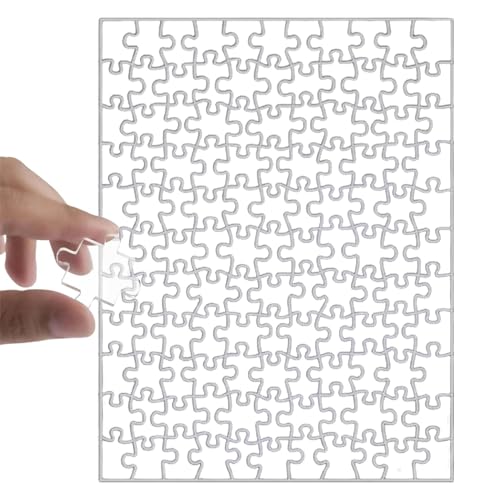 SVCEQZE Unmögliches Puzzle, herausforderndes Puzzle, 121-teiliges sensorisches transparentes Acryl-Puzzle-Set, Klares, unmögliches Puzzle für Lehrer, Familie, Schüler, Freunde von SVCEQZE