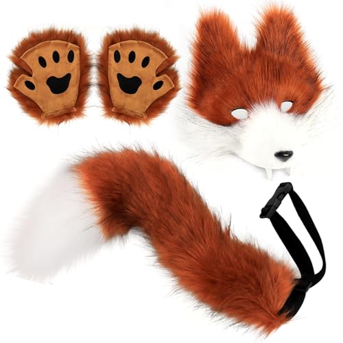 SVCEQZE Wolf Kostüm Set | Halloween Wolf Verkleidungsset | Damen Tier Kostüm Outfit für Rollenspiel Bühnenauftritt | Maskerade Weihnachten Halloween Cosplay SVCEQZE Wolf Kostüm Set | Halloween Wolf Verkleidungsset | Damen Tier Kostüm Outfit für Rollenspiel Bühnenauftritt | Maskerade Weihnachten Halloween Cosplay von SVCEQZE