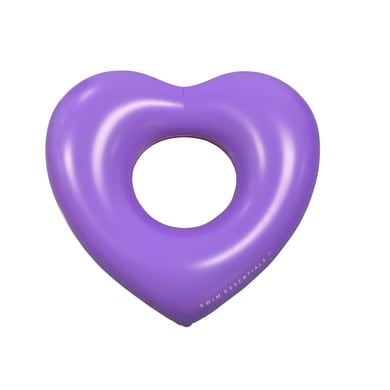 Swim Essentials Red-Purple Heart Schwimmring ⌀55 cm von SWIM ESSENTIALS