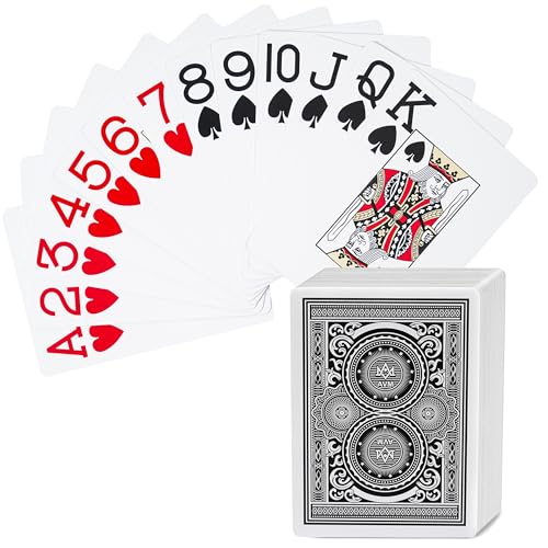 SWINILAYA Spielkarten - Standard HD Wasserdichtes Pokerkarten Kartenspiel – Ideal für Poker, Canasta, Skat, Romme & Blackjack SWINILAYA Spielkarten - Standard HD Wasserdichtes Pokerkarten Kartenspiel – Ideal für Poker, Canasta, Skat, Romme & Blackjack von SWINILAYA