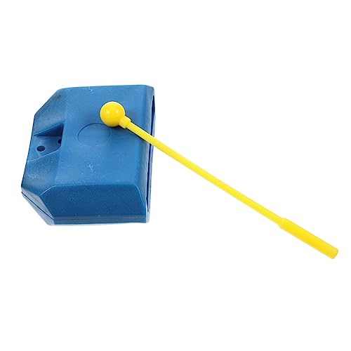 SWOOMEY 1 Satz Kuhglocken Klatscher Kleinkind Gitarre Spielzeuggitarre Für Kleinkinder Klimpern Guiro Bass Handglocke Musical Professionelle Kuhglocke Kuhglockeninstrument Plastik Blue von SWOOMEY