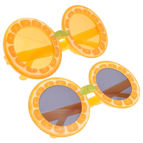 SWOOMEY 2 Stück Zitronen Sonnenbrillen Runde Fruchtform Partybrille Leicht Komfortabel Für Hawaiianische Sommer Strand Luau Party Dekoration SWOOMEY 2 Stück Zitronen Sonnenbrillen Runde Fruchtform Partybrille Leicht Komfortabel Für Hawaiianische Sommer Strand Luau Party Dekoration von SWOOMEY
