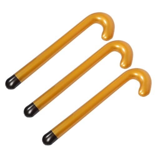 SWOOMEY 3 Stück Aufblasbarer Gehstock Senioren Gehstütze Party Deko Halloween Walking Stick Cosplay Requisit mit Ergonomischem Griff für Stabile und Sichere Fortbewegung SWOOMEY 3 Stück Aufblasbarer Gehstock Senioren Gehstütze Party Deko Halloween Walking Stick Cosplay Requisit mit Ergonomischem Griff für Stabile und Sichere Fortbewegung von SWOOMEY