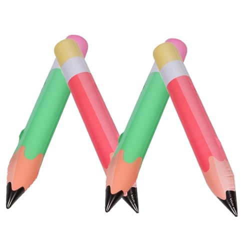 SWOOMEY 4 Stück Teiliges Aufblasbare Riesen Bleistift Luftballons aus Robustem PVC Große Party und Klassenzimmerdekoration Einfache Aufhängung Langlebig für Schulanfang und SWOOMEY 4 Stück Teiliges Aufblasbare Riesen Bleistift Luftballons aus Robustem PVC Große Party und Klassenzimmerdekoration Einfache Aufhängung Langlebig für Schulanfang und von SWOOMEY