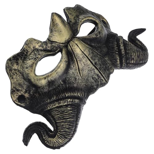 SWOOMEY Teufels-Dämonenmaske, Halbgesichtsmaske, gruseliges Horn, Geister-Halbgesichtsmaske, Schafskopf, Kopfbedeckung für Halloween, Maskerade, Cosplay-Kostüm, Golden SWOOMEY Teufels-Dämonenmaske, Halbgesichtsmaske, gruseliges Horn, Geister-Halbgesichtsmaske, Schafskopf, Kopfbedeckung für Halloween, Maskerade, Cosplay-Kostüm, Golden von SWOOMEY