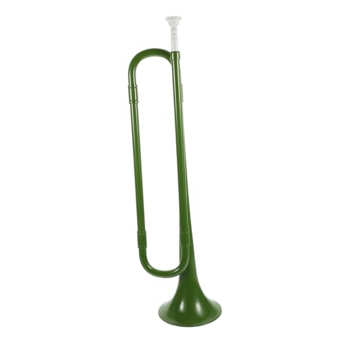 SWOOMEY Trompete Instrument Children's Instrument Toy Trumpet Horn Toy Musical Instrument for Musical Instrument for Children Horn für Trommelhornteam Jugendhorn B-Trompete Abs Green von SWOOMEY